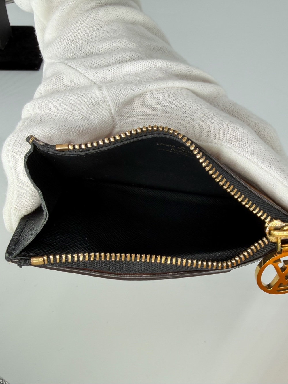 Louis Vuitton Romy Reverse Monogram Cardholder W/Box Dust Bag & Entrupy🤎💛 - Picture 10 of 12